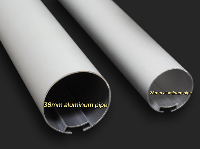 28 mm 38 mm Aluminiumrohr für Rollo 