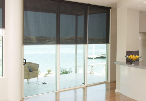 Schiebefensterabdeckungen aus Glas