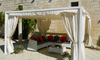 Wasserdichte Lamellendachsystem-Kits Freistehende Aluminium-Pergola für den Außenbereich